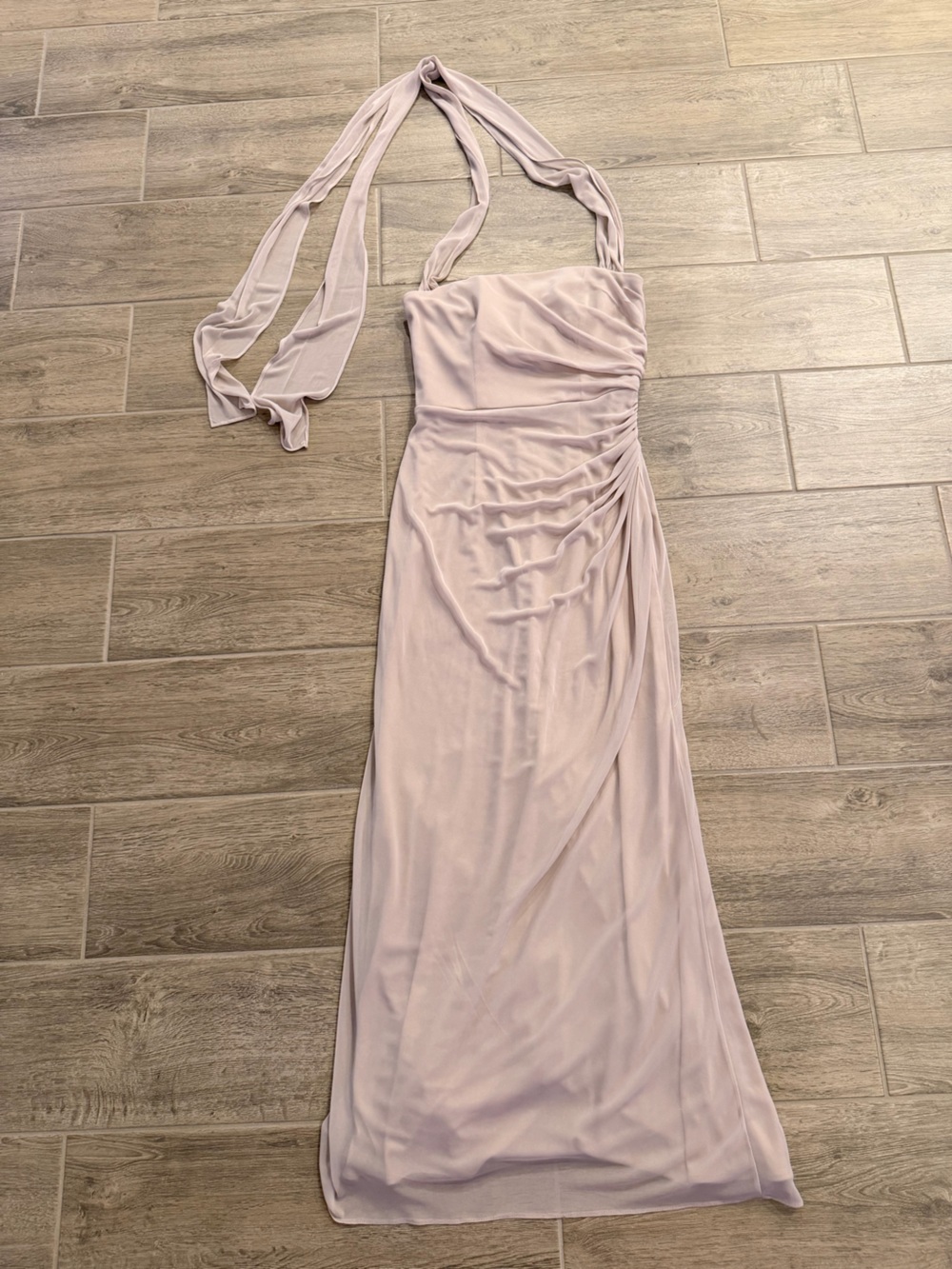 Elegant Halter Evening Dress